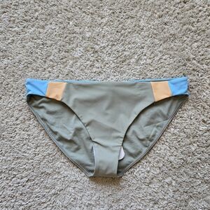 Prana Tulum Bottom Womens L Sweet Agave Color Block Swim